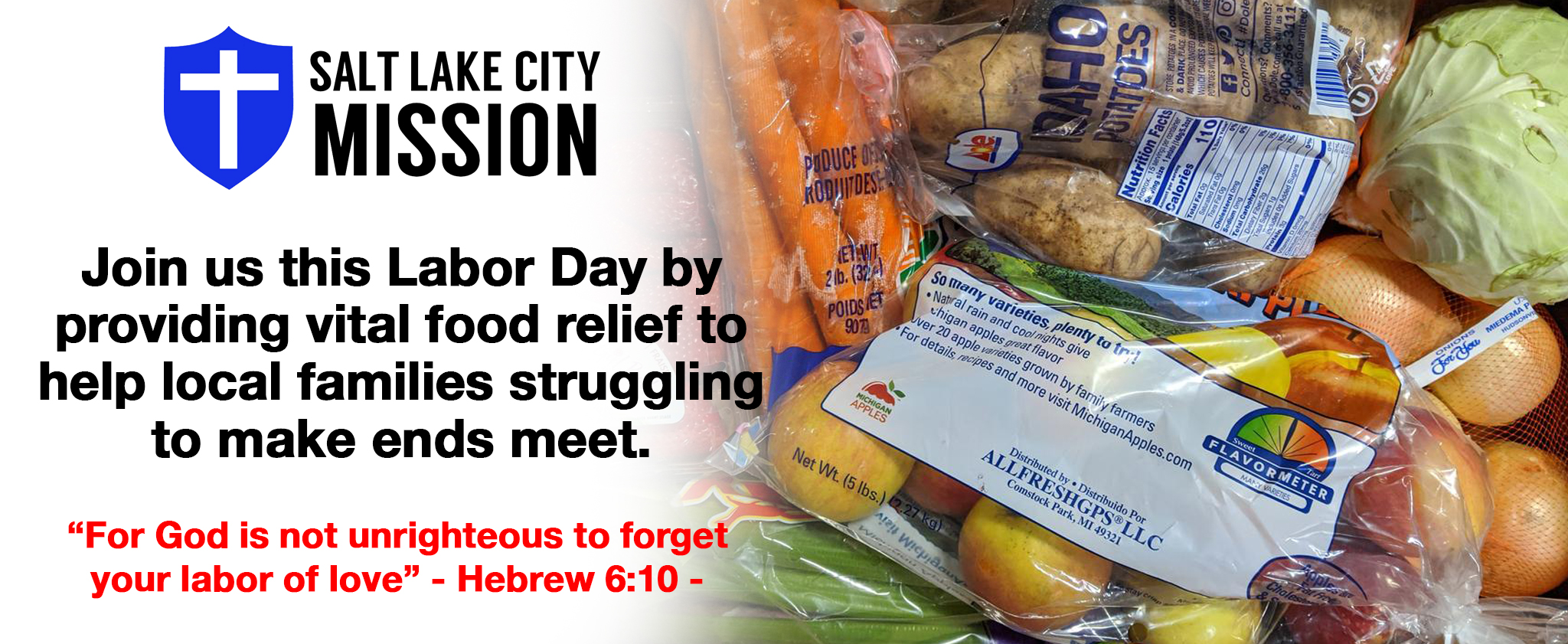Labor Day Food Box Giveaway 2021 Salt Lake City Mission